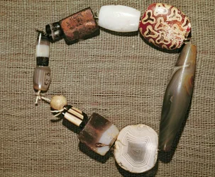 Armband, uit Mohenjo-Daro, Indusvallei, Pakistan, ca. 3000 v.Chr. (gepolijste steen)